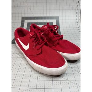 Nike SB Stefan Janoski Red Canvas Skate Shoes Mens 12 AR7718-602